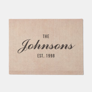 Felpudo Apellido personalizado ruso