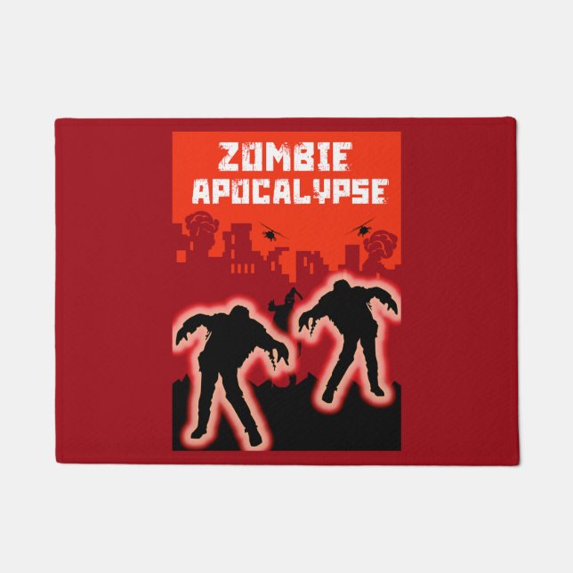 Felpudo Apocalipsis zombie (Anverso)
