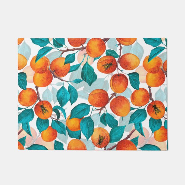 Felpudo Apricot garden 4 (Anverso)