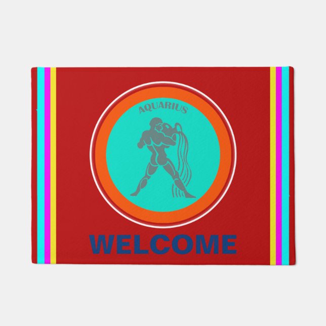Felpudo Aquarius Doormat (Anverso)