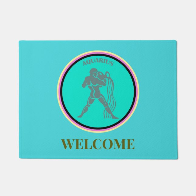 Felpudo Aquarius Doormat (Anverso)
