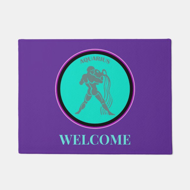 Felpudo Aquarius Doormat (Anverso)