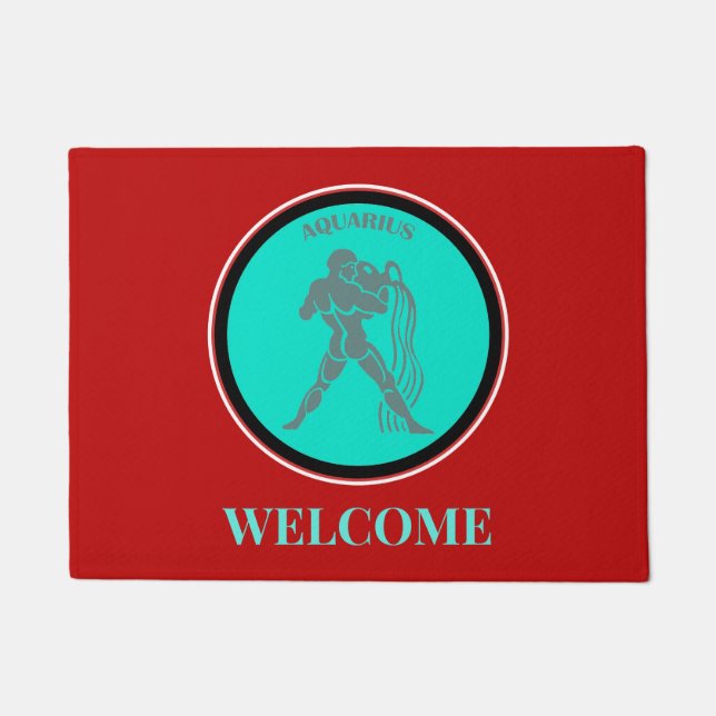 Felpudo Aquarius Doormat (Anverso)