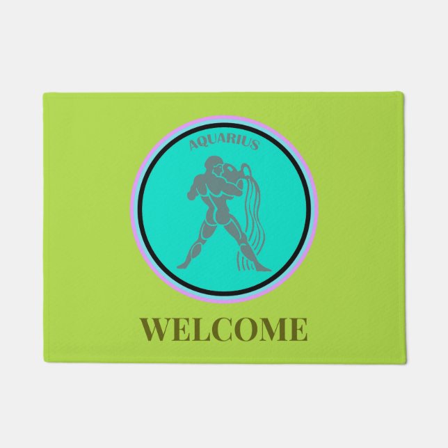 Felpudo Aquarius Doormat (Anverso)