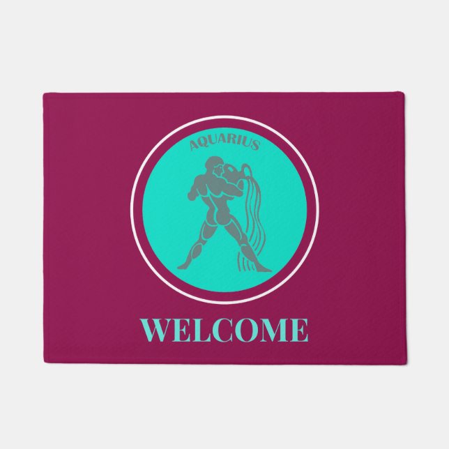 Felpudo Aquarius Doormat (Anverso)