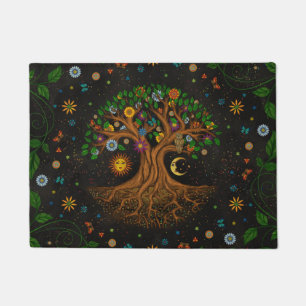 Felpudo Árbol caprichoso de la vida - Yggdrasil