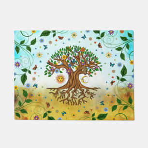 Felpudo Árbol caprichoso de la vida - Yggdrasil