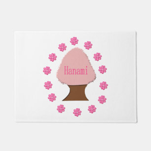 Felpudo Árbol de cerezas japonés Hanami