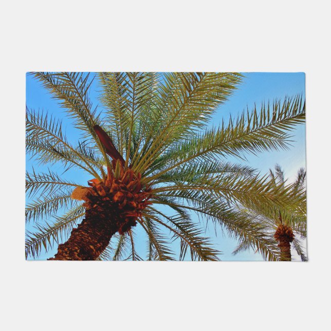 Felpudo Árbol de fecha brillante (Anverso)