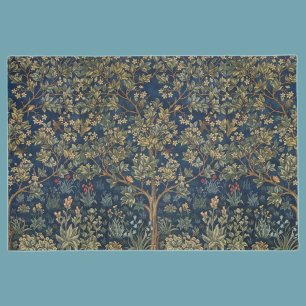 Felpudo Árbol de la Vida vintage de William Morris
