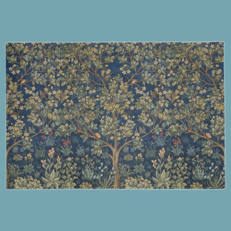 Felpudo Árbol de la Vida vintage de William Morris