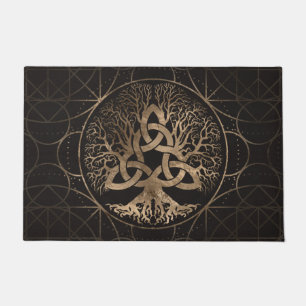 Felpudo Árbol de la vida - Yggdrasil con Triquetra