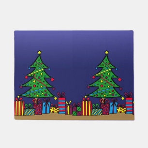 Felpudo árbol de Navidad