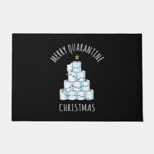 Felpudo Árbol de Navidad de Papel Higiénico Feliz Cuarente