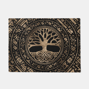 Felpudo Árbol de vida - Trama rúnica yggdrasil