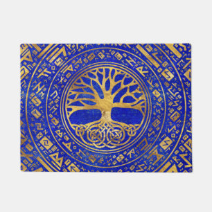Felpudo Árbol de vida - Yggdrasil - Lapis Lazuli