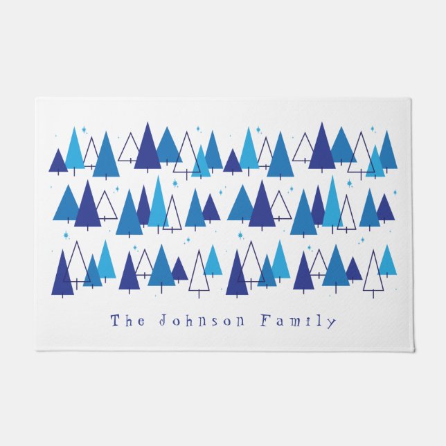 Felpudo Árboles modernos de medio siglo (Anverso)