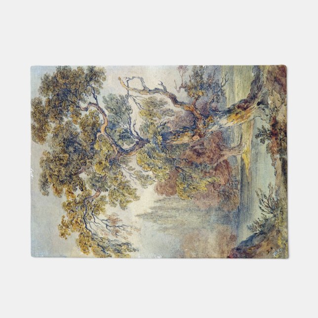 Felpudo Árboles y estanques (por John Ruskin) (Anverso)