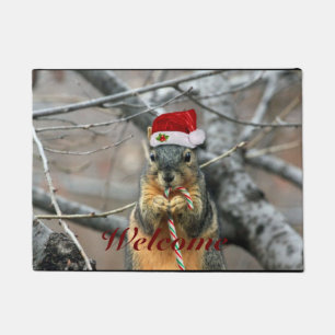 Felpudo Ardilla del navidad