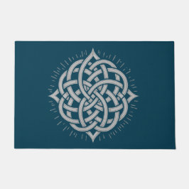 Felpudo Armonía infinita: Arte de símbolo sagrado de Manda