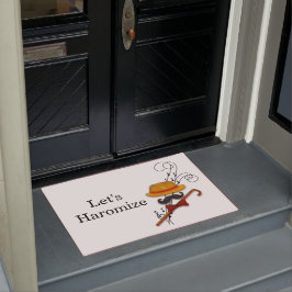 Felpudo "Armonicemos" el canto, Karaoke, música,