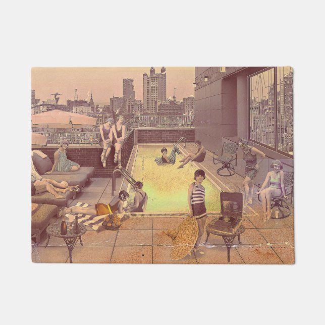 Felpudo Art Déco Rooftop Chillout (Anverso)