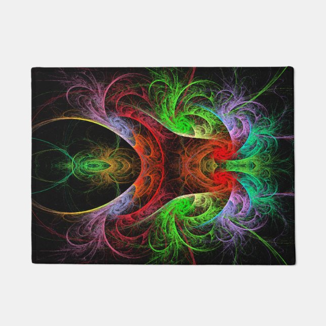 Felpudo Arte abstracto carnaval (Anverso)