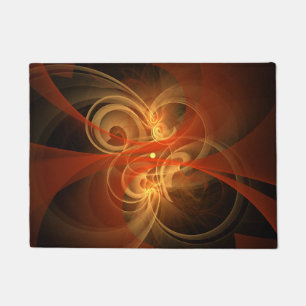 Felpudo Arte abstracto de magia matutina
