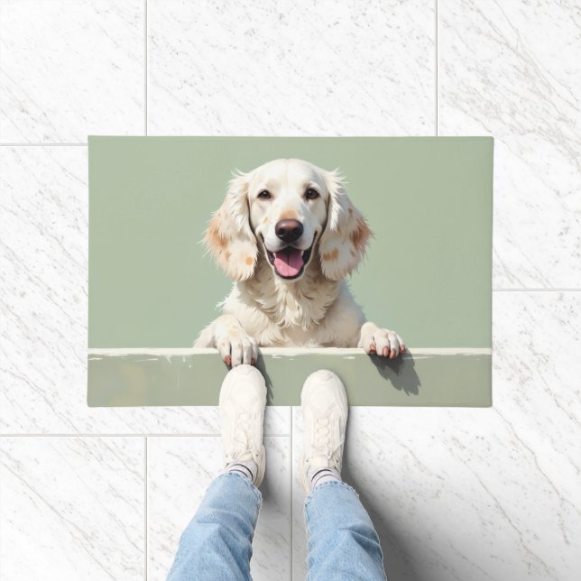 Felpudo Arte de Alfombrilla Setter Inglés (Interior)
