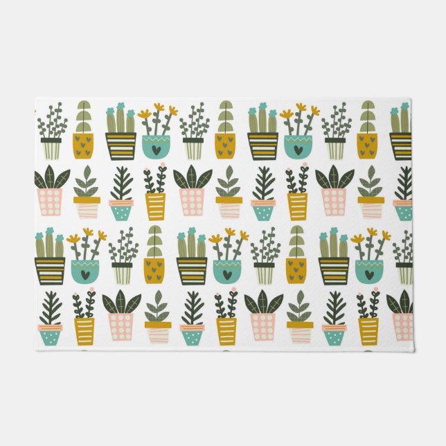Felpudo Arte de la pared de la planta (Anverso)