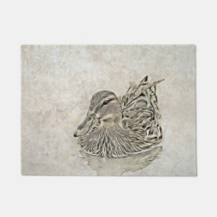 Felpudo Arte de Pato Digital