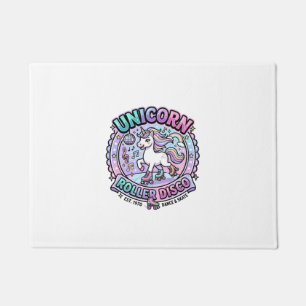 Felpudo Arte de Unicorn Roller Disco POD Listo para Market