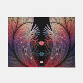Felpudo Arte fractal de fantasía moderna abstracta Jonglag
