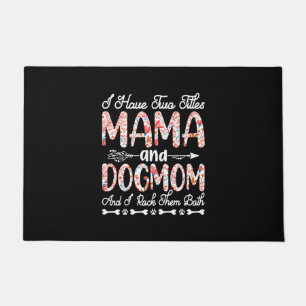 Felpudo Arte Madre   Cumpleaños De Mamá Y Perro