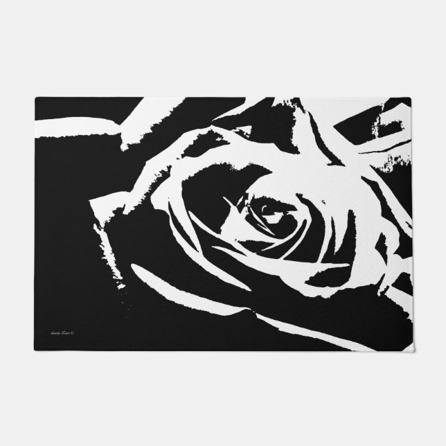 Felpudo Arte Rosa posterizado (Anverso)