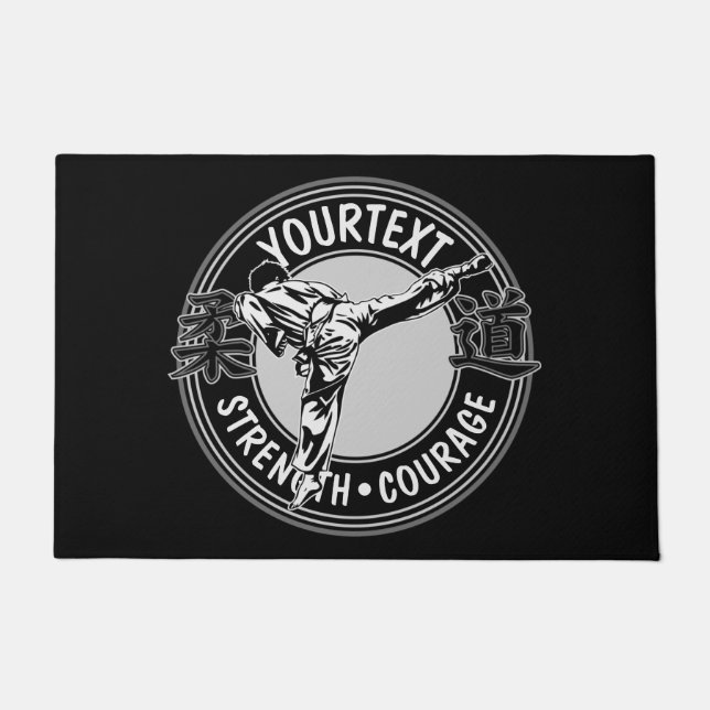 Felpudo Artes marciales personalizadas JUDO Japan Combat S (Anverso)