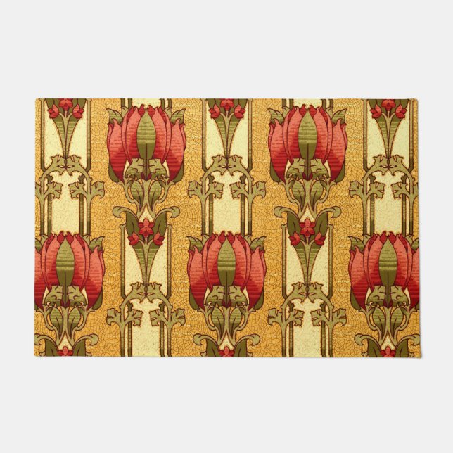 Felpudo Artes y artesanías, artesanos o flores estilo misi