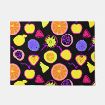 Artesanía de Frutas Neón Vibrantes