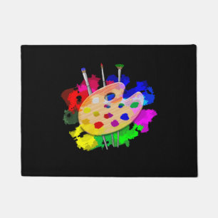 Felpudo Artista de paletas artísticas