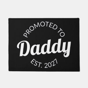 Felpudo Ascendido a Papá Desde 2027 Nuevo Papá Baby Shower