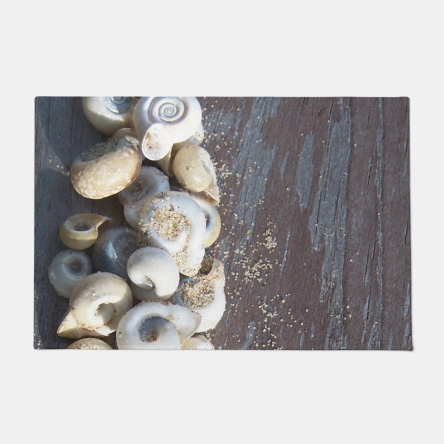 Felpudo Asfalto y aspecto de la madera meteorológica (Anverso)