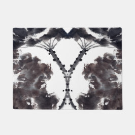 Felpudo Asiatische Kunst mit Lotusblätter Motiv