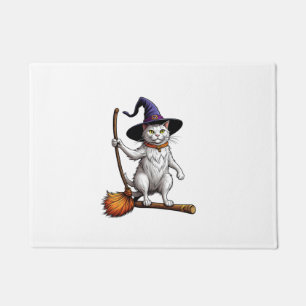Felpudo Asistente para gatos Halloween Bruja Mystical Cat