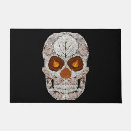 Felpudo Aspen Leaf Skull 11
