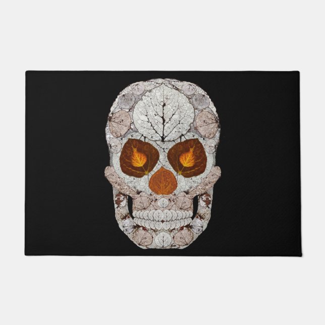 Felpudo Aspen Leaf Skull 11 (Anverso)