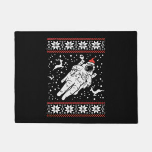 Felpudo Astronautas Navidades feos adoran mucho espacio en