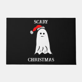 Felpudo Asustados Navidades fantasean con Santa Hat