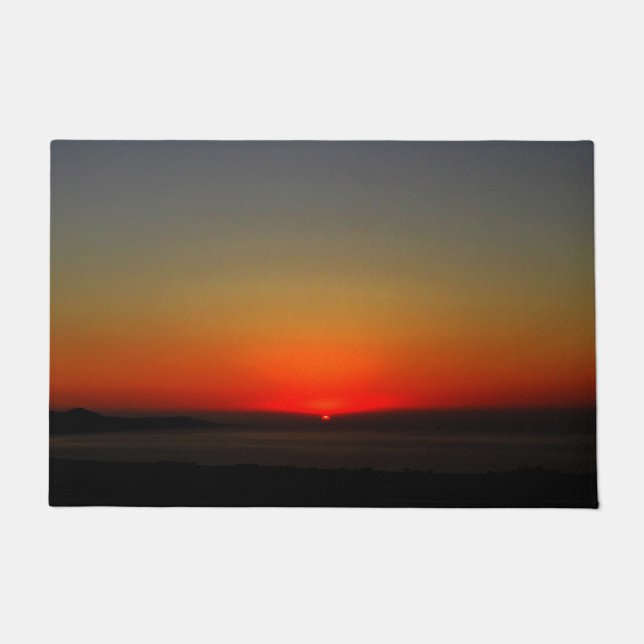 Felpudo Atardecer en el agua (Anverso)