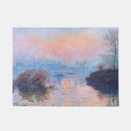 Felpudo Atardecer en el Sena Claude Monet