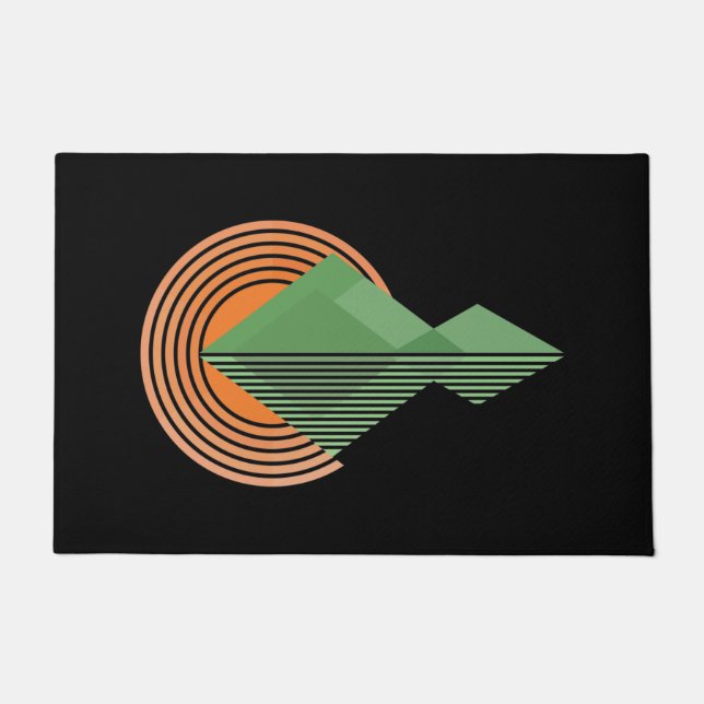 Felpudo Atardecer en el valle (Anverso)